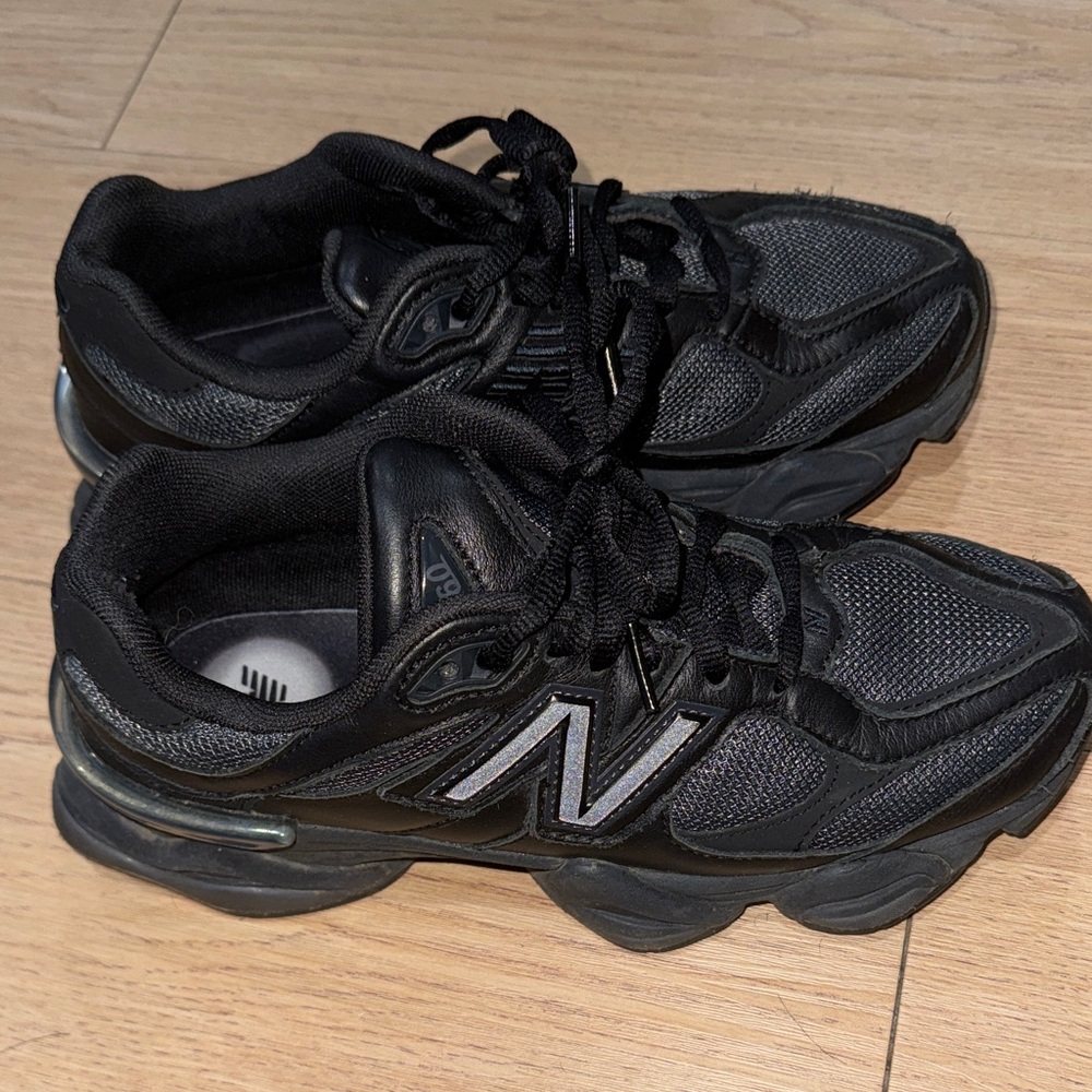 New Balance Charcoal and Black Athletic Shoes